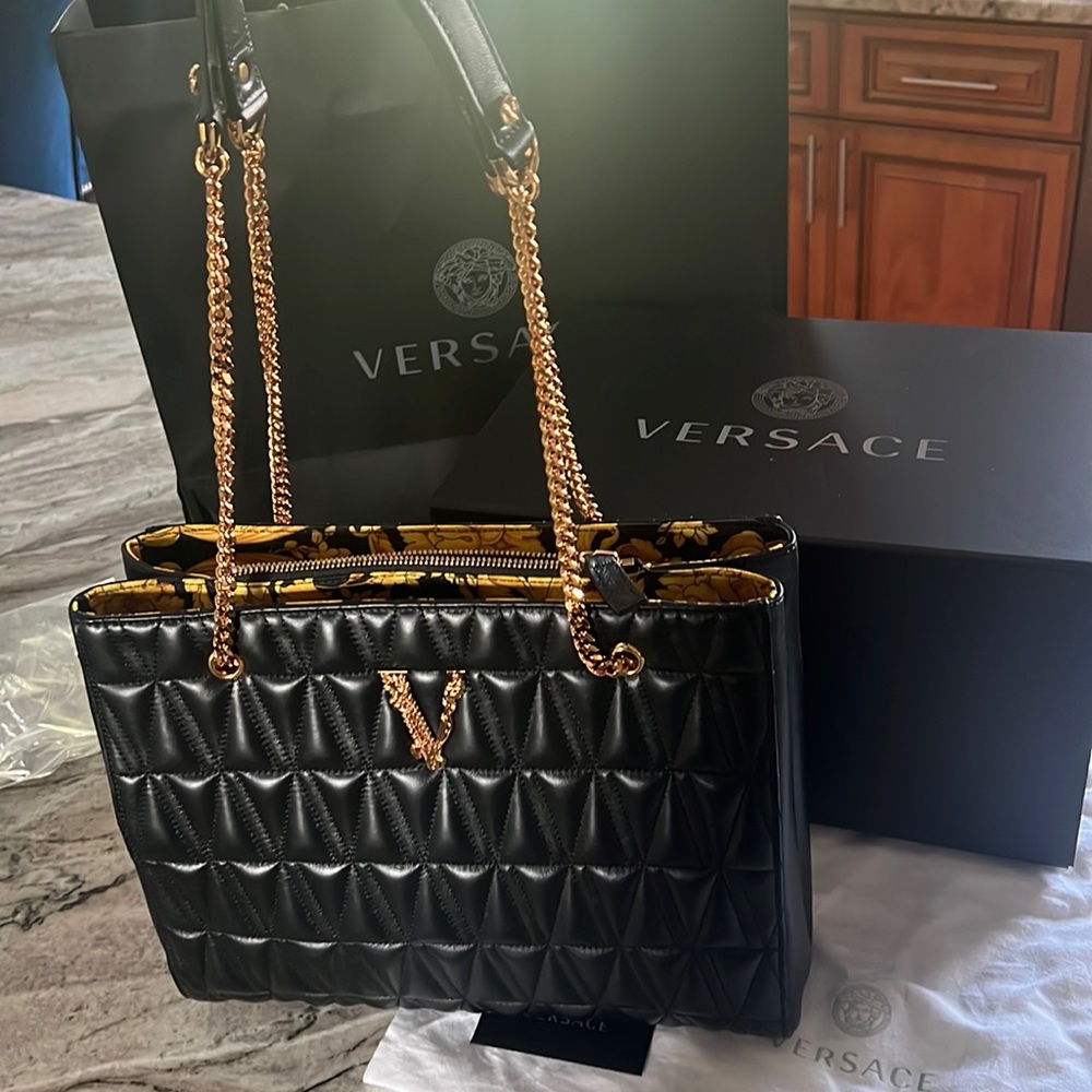 Versace Virtus Large shoulder bag